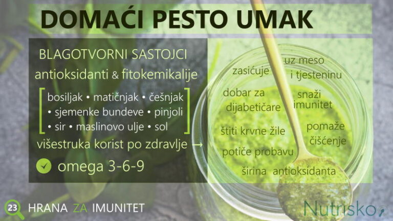 domaći pesto umak